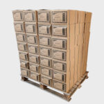 Bûche compressée longue durée emballage carton