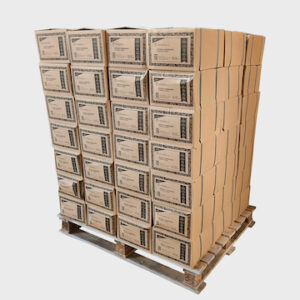 Bûche compressée longue durée emballage carton